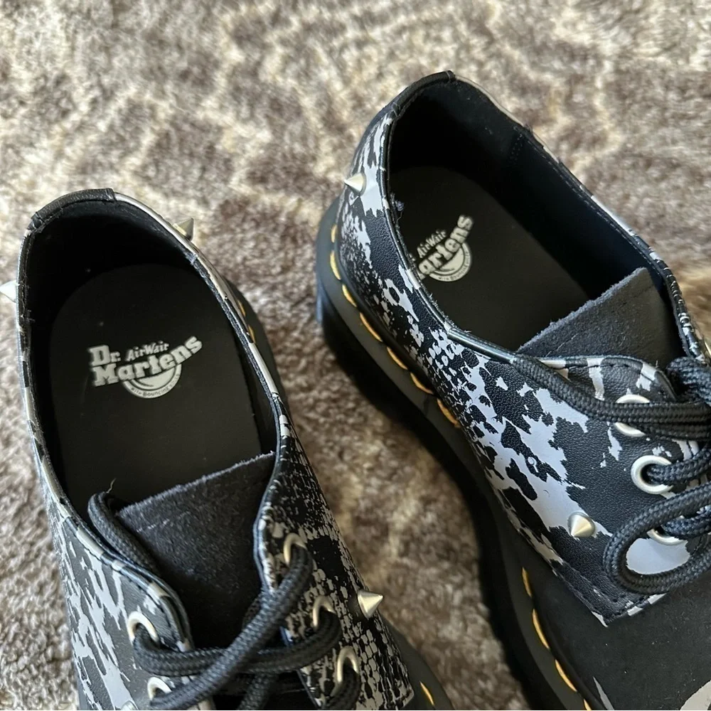 NWOT Dr Martens 1461 Quad Chunky Animal Mixed Print Shoes Women’s 6
